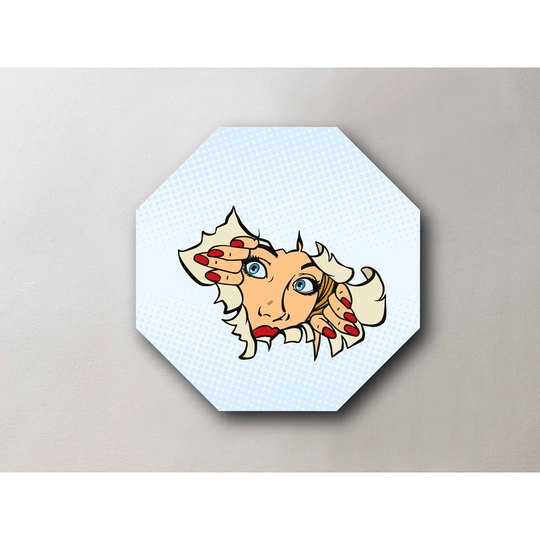 Pop - Unframed Graphic Art on Metal