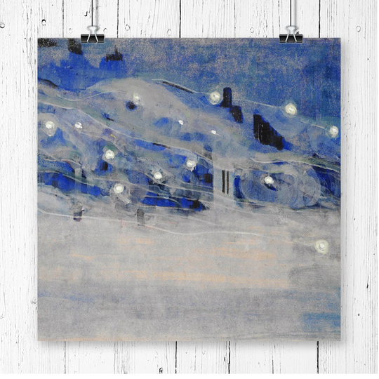 'Sparks III' by Mikalojus Konstantinas Ciurlionis Painting Print