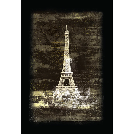 Paris Painted - Wrapped Canvas Graphic Art