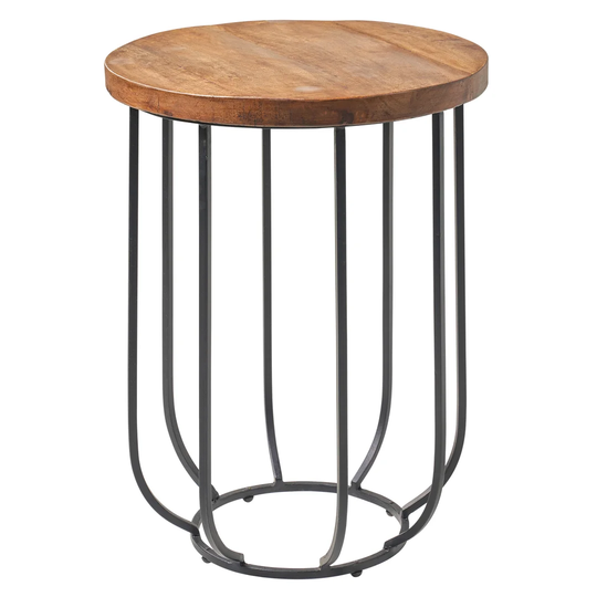 Ontario Frame End Table Built-In Outlets
