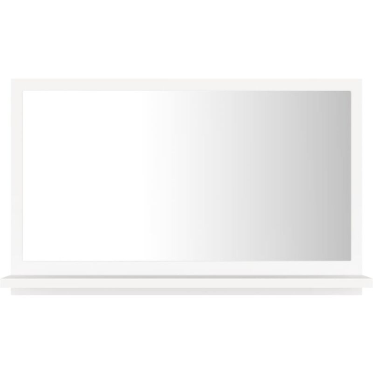 Vidaxl - Bathroom Mirror White 60x10.5x37 cm Engineered Wood White