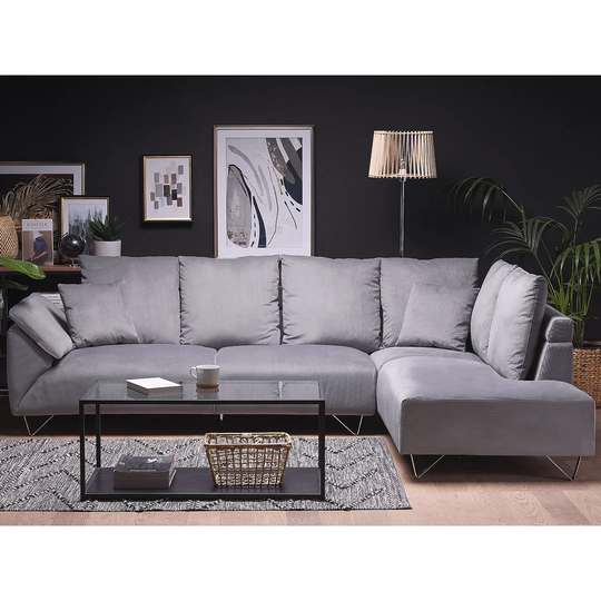 Shifflett Corduroy Corner Sofa