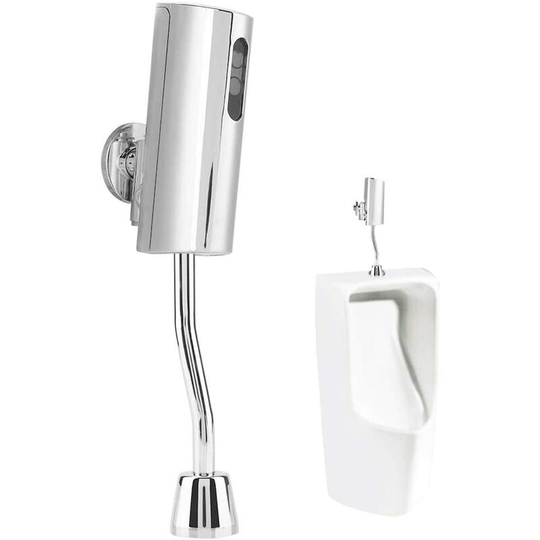 Induction Urinal Flush Valve Smart Sensor Fully Automatic Wall Mounted Touchless Urinal Toilet Faucet for Public Men Toilet