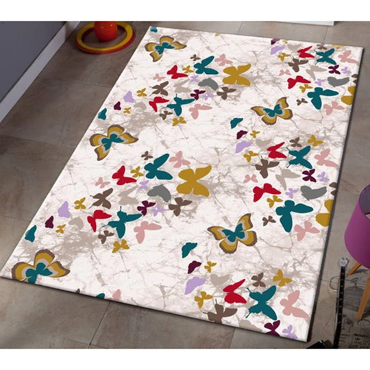 Thiago Flatweave Beige/Green/Yellow Rug