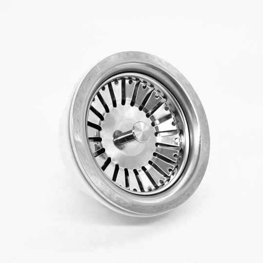 Perlerare - Kitchen Sink Strainer, Stainless Steel Sink Strainer Plug Replacement Dual Function Basket Strainer Drain Plugs (Diameter: 84mm)
