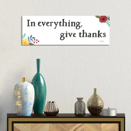 Scripture for Life III by Jenaya Jackson - Wrapped Canvas Panoramic Typography
