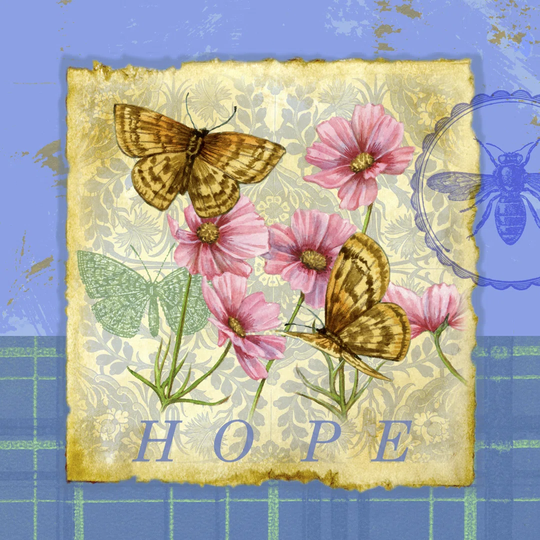Papillon Plaid III - Wrapped Canvas Art Prints