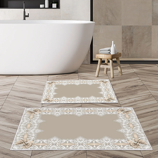 Emani 2 Piece set Rectangle Bathmat