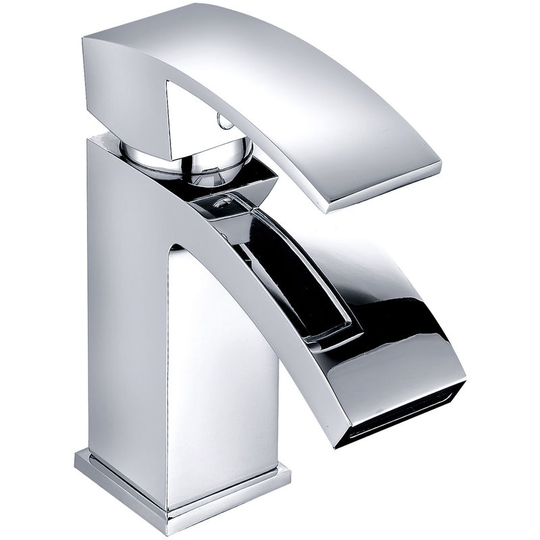 NRG - Stylish Cloakroom Basin Mixer Tap Bathroom Sink Faucet Chrome