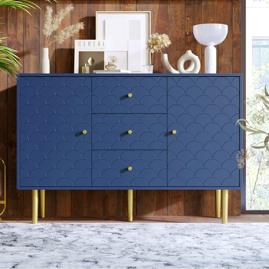 Broomhedge 120 Cm Wide 3 Drawer Sideboard
