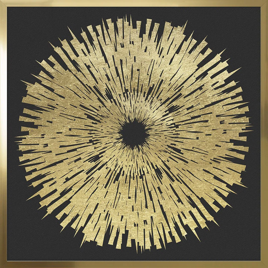 Golden Eye - Black - Picture Frame Graphic Art
