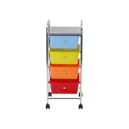 4 Drawer Trolley Storage Drawer