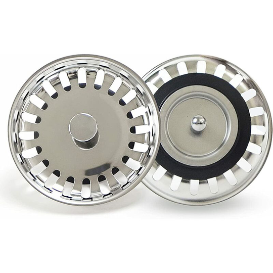 Kitchen Sink Stopper Kitchen Sink Strainer Stainless Steel Bathroom Sink Stopper Bathroom Sink Strainer,Universal Sink Stopper (79mm)