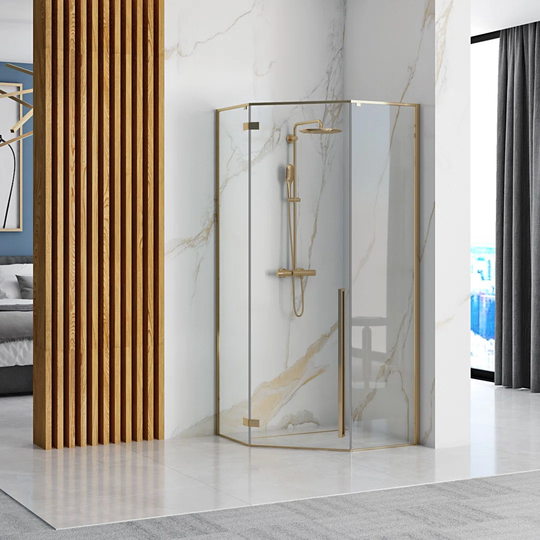 Abdas Pentagon Shower Enclosure - 2000 x 900 mm