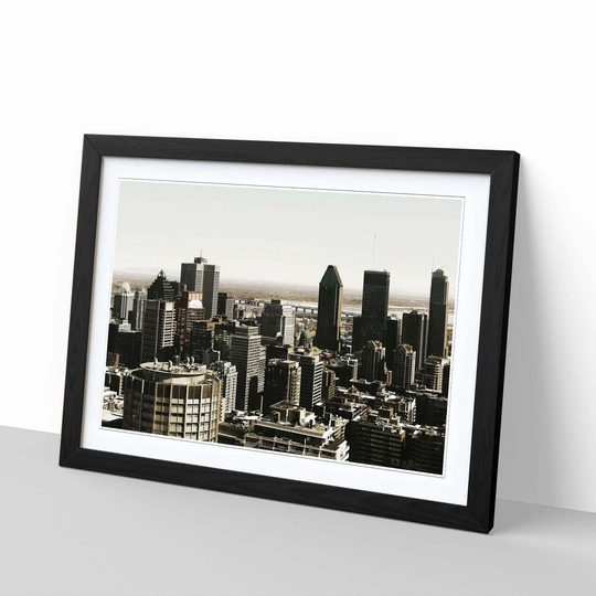 'Montreal Canada Skyline 1' Framed Photographic Print