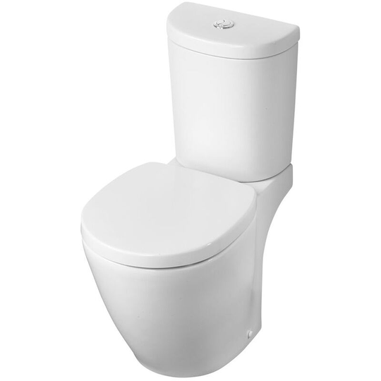 Ideal Standard - Concept Space Close Coupled Toilet with 4/2.6 Cistern - Soft Close Seat and Cover