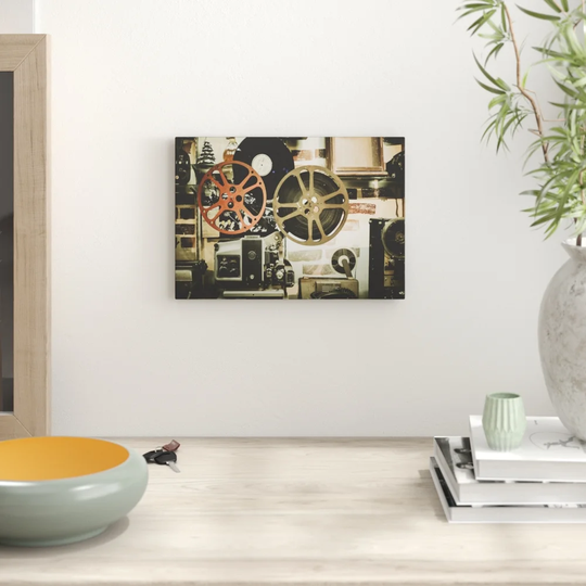 'Vintage Movie Film Reel' Graphic Art