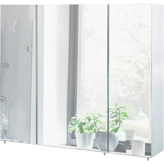 90cm x 70.7cm Surface Mount Mirror Cabinet with LED Lighting