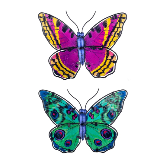 Mccants Metal Butterflies 2 Piece Wall Accent Set
