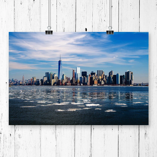 'New York Manhattan Buildings Skyline' Photographic Print