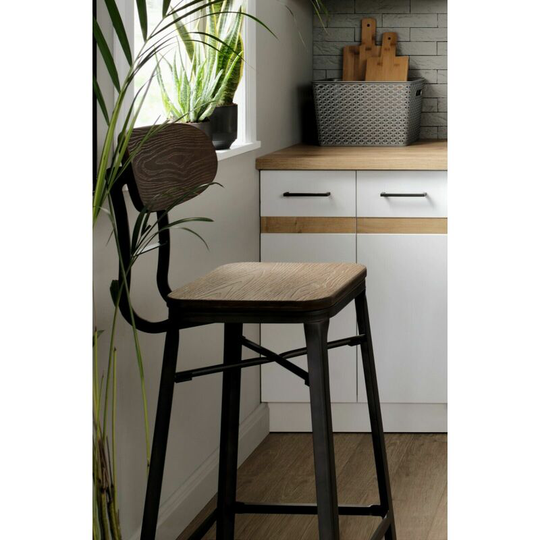 600 Kitchen Base Cabinet Unit White Low Gloss Individual 60cm Lower Cupboard Junona - White Low Gloss
