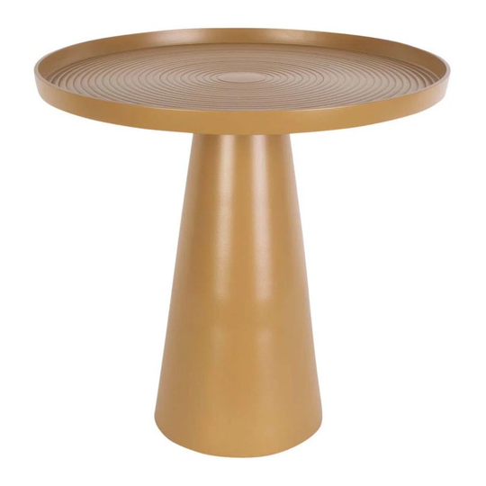 Force Aluminum Side Table 40 X 37.5 Cm Mustard Yellow