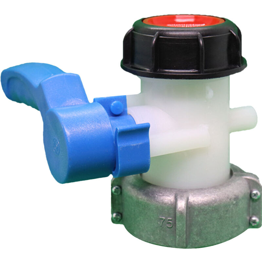 Superseller - 75mm Outlet Tap for ibc Tank Drain Adapter Tap Adapter Valve Stopcock Rainwater Tank Drain Tap