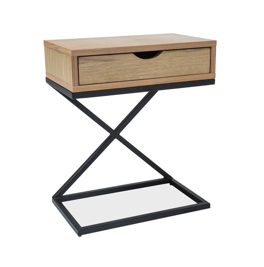 Dunkel Side Table with Storage
