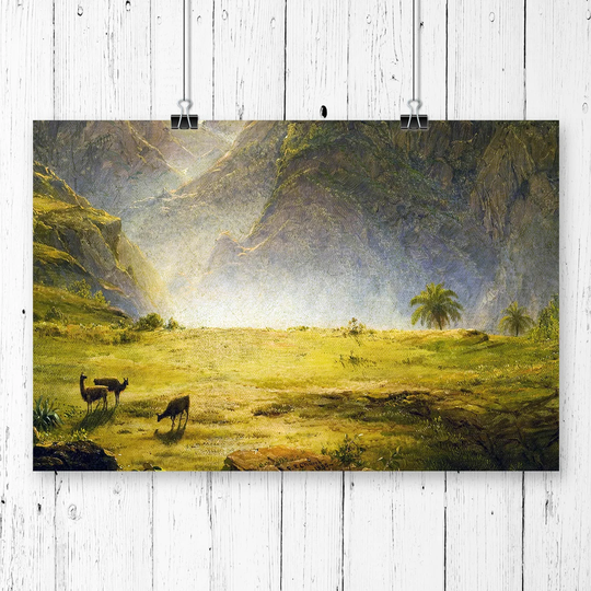 'Landscape' by Frederic Edwin Church Graphic Art