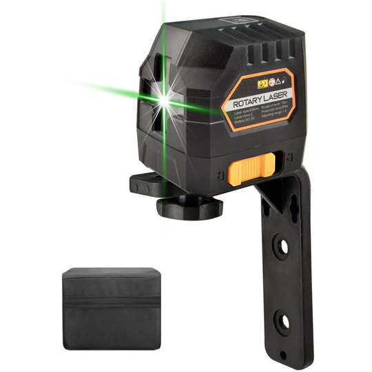 Portable High Brightness 2 Green Lines Laser Level Vertical Horizontal Lines 4¡ã Self-leveling Function Leveling Tool for Ceramic Tile Laying Door