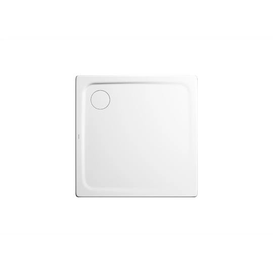 800 x 800 mm Steel Enamel Shower Tray - Alpine White Matte