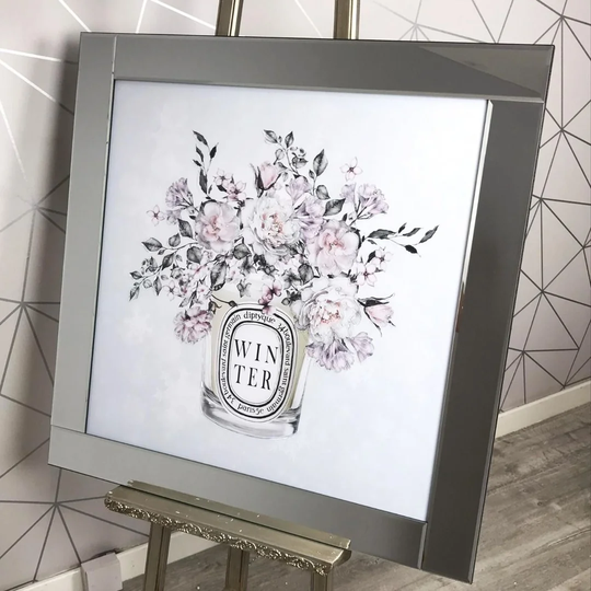 Winter Bouquet - Picture Frame Graphic Art