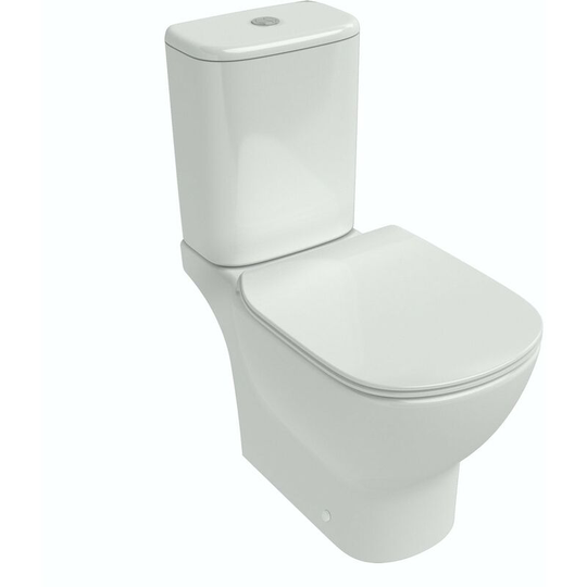Idealstandard - Ideal Standard Tesi close coupled toilet with Aquablade technology and soft close seat - White