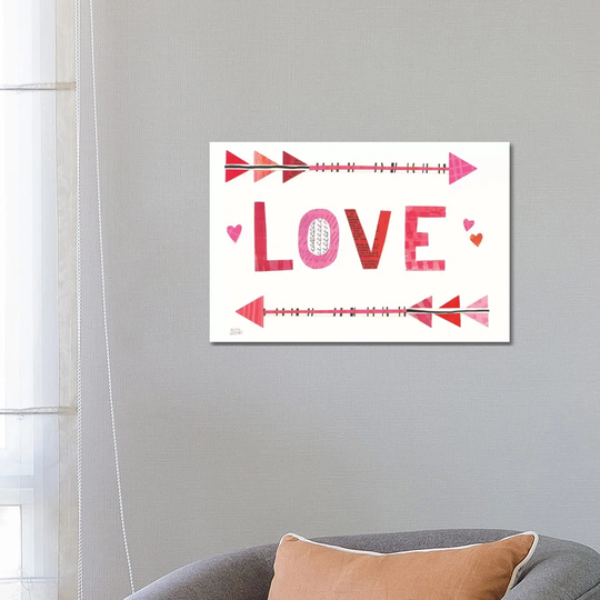 Love Words III by Melissa Averinos - Wrapped Canvas Typography