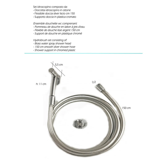 Monaghan Single Handle Hotizontal Spray Bidet Tap