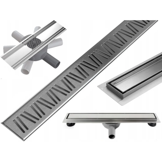 Calles Linear Grid Waste Shower Drain