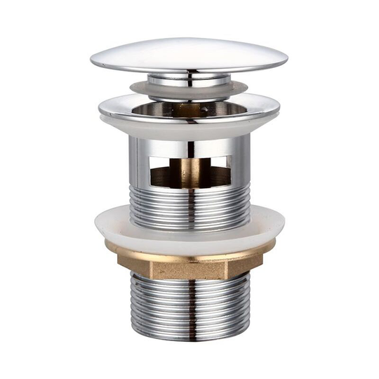 Bathroom Drain, Pop Up Sink Drain, Chrome, Silver Betterlife