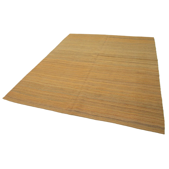 Duque Zollanvari Flat Hand-Knotted Wool Brown Rug