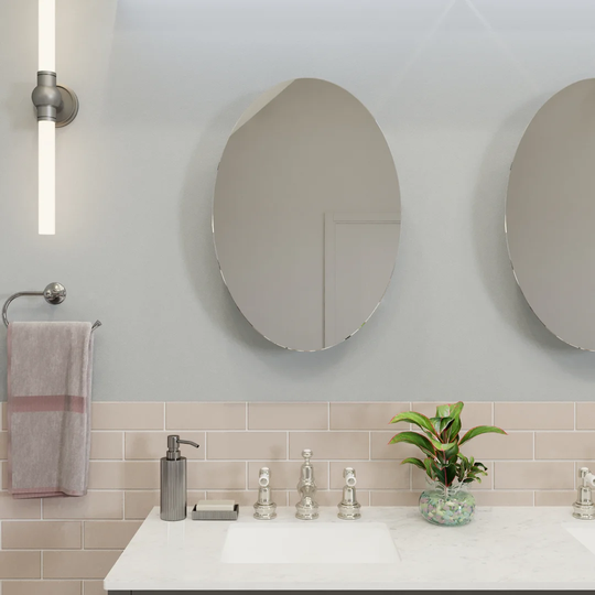 Fife 45cm x 65cm Surface Mount Mirror Cabinet