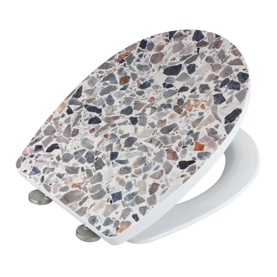 Terrazzo High Gloss Thermoplastic Toilet Seat