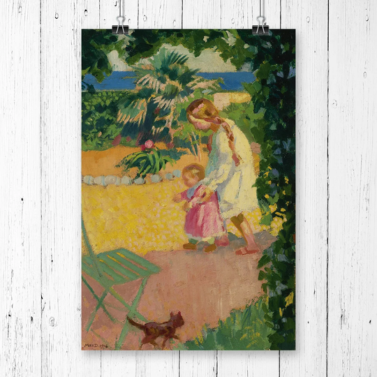 'First Steps' by Maurice Denis Painting Print