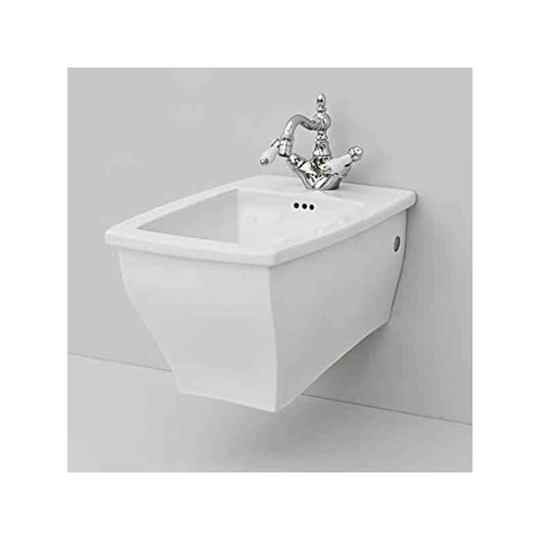 Eastbrook - Topino Wall Hung Bidet - 360mm Wide - 1 Tap Hole - White - 95.094 - White