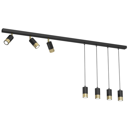 Abie 7-Light 150cm Ceiling Spotlight