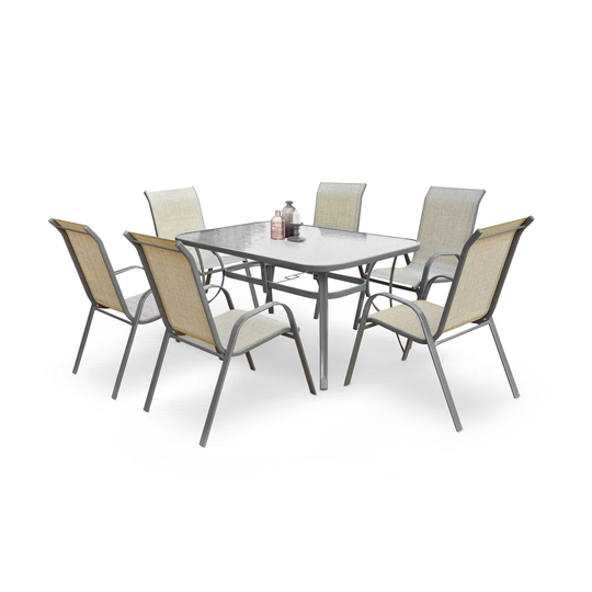 Deveraux Rectangular 6- Person 90Cm L Outdoor Dining Table