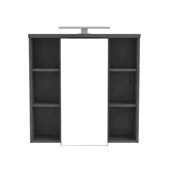 Aceituno 69cm x 68cm Mirrored Wall Mounted Cabinet