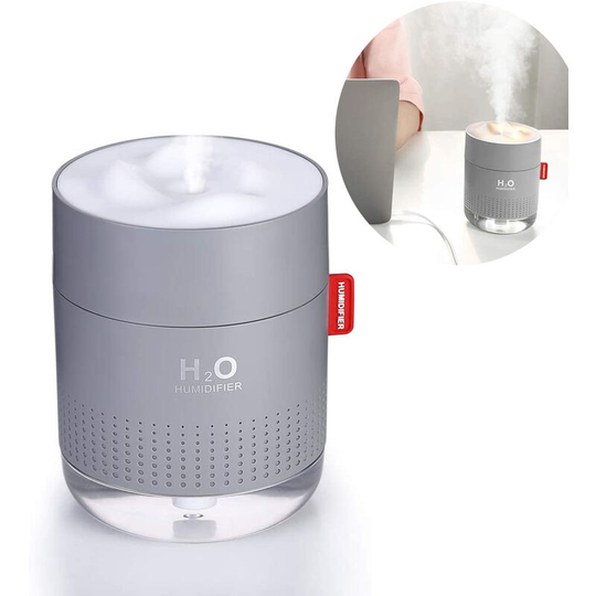 500ml USB Humidifier, Mini Air Humidifier Ultra Quiet Humidifier - Up to 12-18 hours