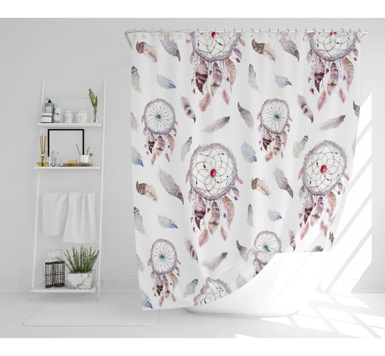 Brookside Polyester Shower Curtain Set