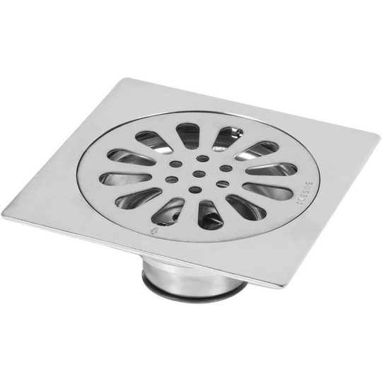 Thick Stainless Steel Floor Drain Anti-Odor Square Shower Drain for Bathroom