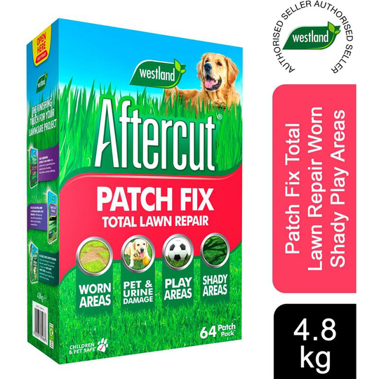 Aftercut Patch Fix Total Lawn Repair Worn Shady Play Areas 64 Patches 4.8Kg