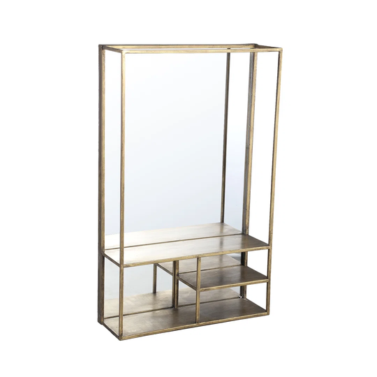 Jantzen Rectangle Metal Wall Mirror
